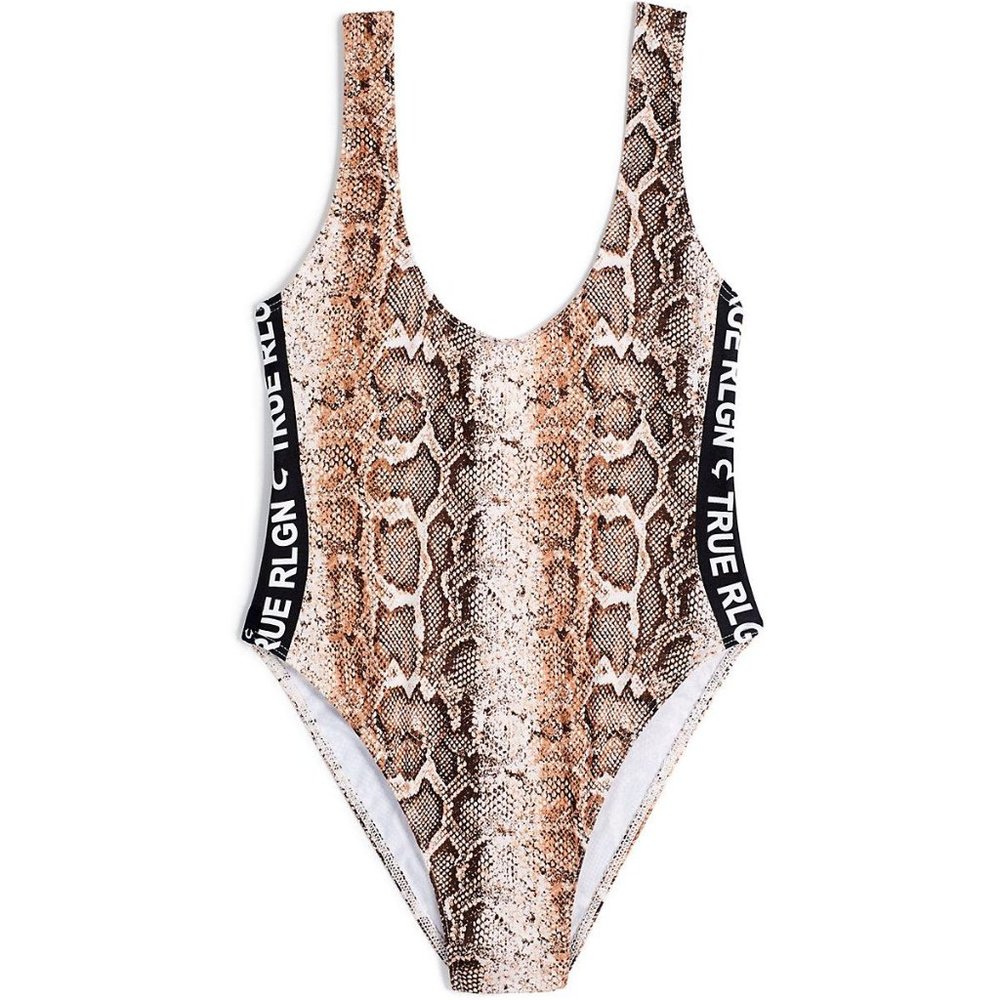 True Religion Python Bodysuit brown